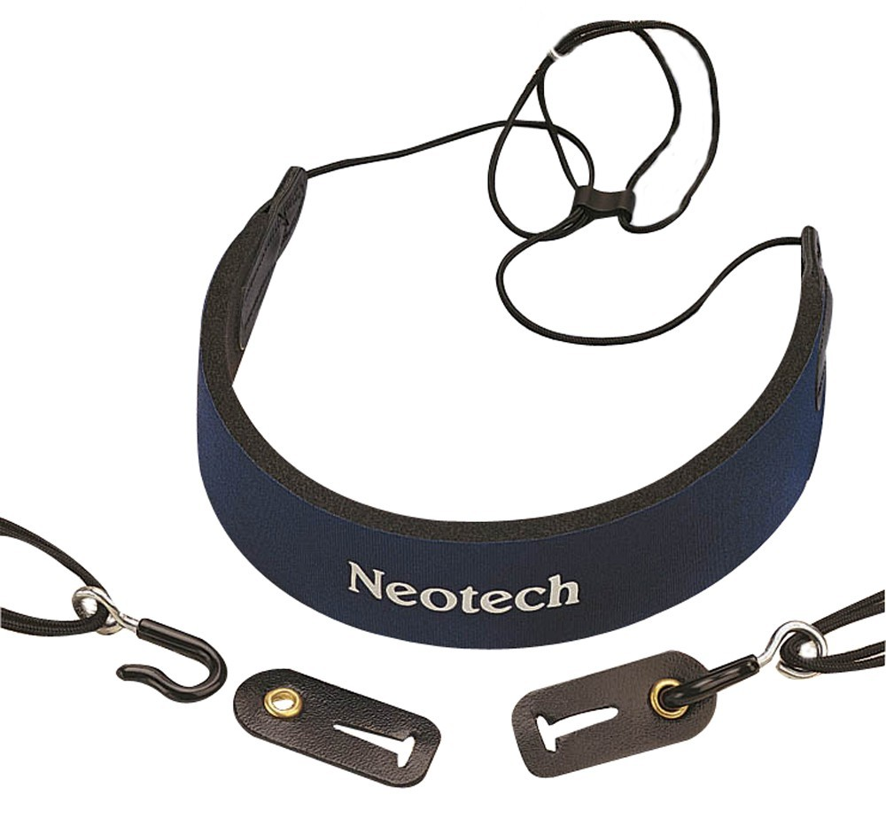 Pro-Tec Clarinet Neck Strap - 20" Adjustable Neoprene Support Strap With Hook
